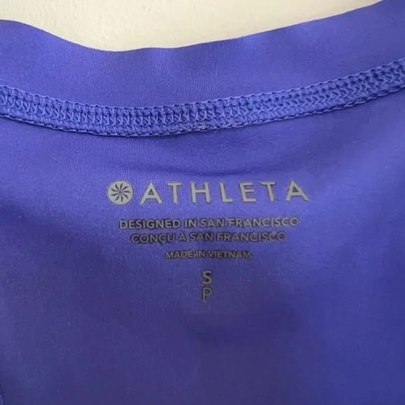 Athleta Advantage Zip Up Tank in Lazurite Blue Purple, size S - Picture 7 of 8